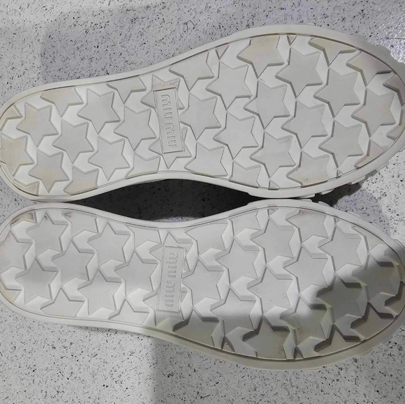 Miu Miu Logo Slip On Sneakers - Picture 8 of 11